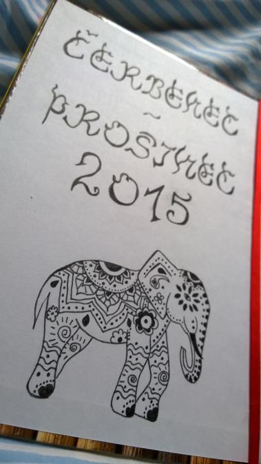 deník doodle elephant