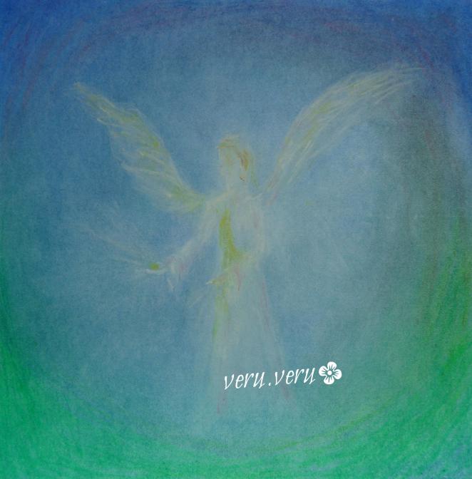 anděl - suchý pastel