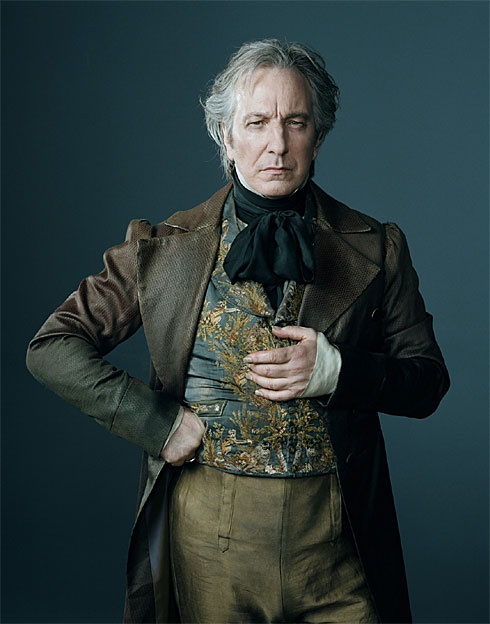 Alan Rickman as Judge Turpin in Sweeney Todd. Costumes by Coleen Atwood.
